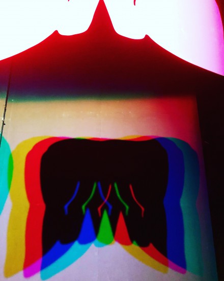 Exposure-red,blue,green | screen printing | RGB lighting